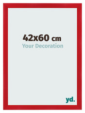 Photo Frame 42x60cm Red MDF Pisa Front Size | Yourdecoration.co.uk
