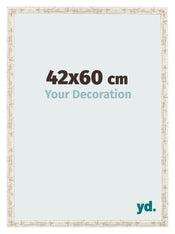 Photo Frame 42x60cm White Vintage MDF Bologna Front Size | Yourdecoration.co.uk