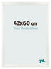 Photo Frame 42x60cm White Vintage MDF Pisa Front Size | Yourdecoration.co.uk
