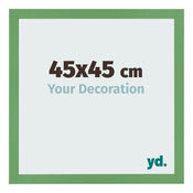Photo Frame 45x45 cm Green MDF Bologna Front Size | Yourdecoration.co.uk