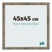Photo Frame 45x45 cm Metal Vintage MDF Bologna Front Size | Yourdecoration.co.uk
