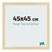 Photo Frame 45x45cm Beech Design MDF Bologna Front Size | Yourdecoration.co.uk