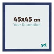 Photo Frame 45x45cm Dark Blue Swept MDF Bologna Front Size | Yourdecoration.co.uk