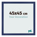 Photo Frame 45x45cm Dark Blue Swept MDF Bologna Front Size | Yourdecoration.co.uk