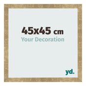 Photo Frame 45x45cm Gold Antique MDF Bologna Front Size | Yourdecoration.co.uk