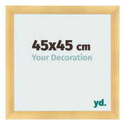 Photo Frame 45x45cm Gold Vintage MDF Pisa Front Size | Yourdecoration.co.uk