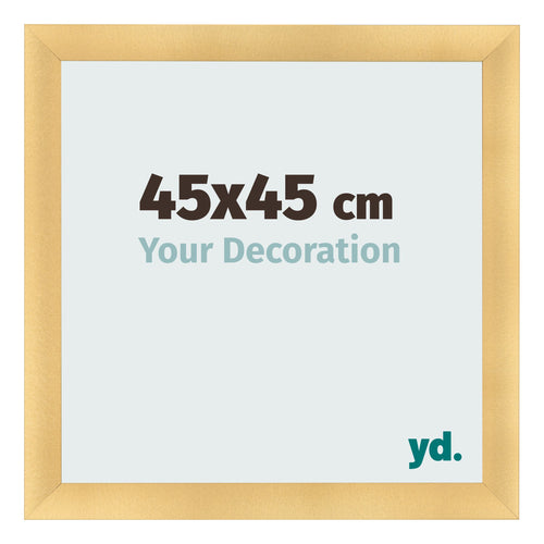 Photo Frame 45x45cm Gold Vintage MDF Pisa Front Size | Yourdecoration.co.uk