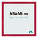 Photo Frame 45x45cm Red MDF Bologna Front Size | Yourdecoration.co.uk