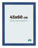 Photo Frame 45x60 cm Dark Blue MDF Bologna Front Size | Yourdecoration.co.uk