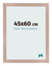 Photo Frame 45x60 cm Dusty Pink MDF Bologna Front Size | Yourdecoration.co.uk