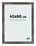 Photo Frame 45x60 cm Oxidized Metal MDF Bologna Front Size | Yourdecoration.co.uk
