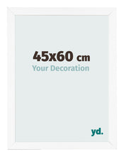 Photo Frame 45x60 cm White Matte MDF Bologna Front Size | Yourdecoration.co.uk
