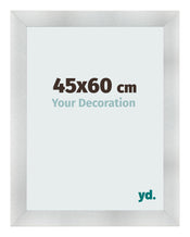 Photo Frame 45x60cm Aluminum Brushed MDF Pisa Front Size | Yourdecoration.co.uk