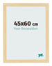 Photo Frame 45x60cm Beech Design MDF Bologna Front Size | Yourdecoration.co.uk