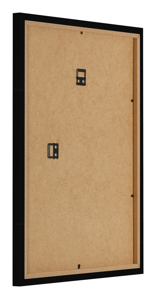 Photo Frame 45x60cm Black High Gloss MDF Bologna Back Oblique | Yourdecoration.co.uk