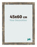 Photo Frame 45x60cm Blue Gold Melange MDF Bologna Front Size | Yourdecoration.co.uk