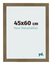 Photo Frame 45x60cm Bronze Design MDF Bologna Front Size | Yourdecoration.co.uk