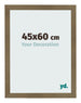 Photo Frame 45x60cm Bronze Design MDF Bologna Front Size | Yourdecoration.co.uk