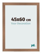 Photo Frame 45x60cm Copper Design MDF Bologna Front Size | Yourdecoration.co.uk