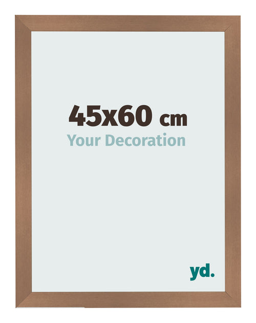 Photo Frame 45x60cm Copper Design MDF Bologna Front Size | Yourdecoration.co.uk