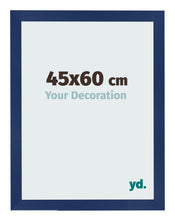 Photo Frame 45x60cm Dark Blue Swept MDF Bologna Front Size | Yourdecoration.co.uk