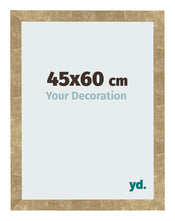 Photo Frame 45x60cm Gold Antique MDF Bologna Front Size | Yourdecoration.co.uk