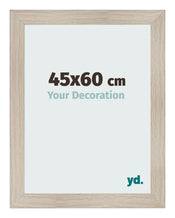Photo Frame 45x60cm Oak Rustic MDF Pisa Front Size | Yourdecoration.co.uk