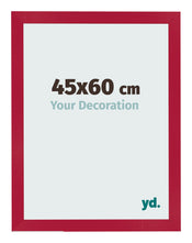 Photo Frame 45x60cm Red MDF Bologna Front Size | Yourdecoration.co.uk