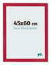 Photo Frame 45x60cm Red MDF Bologna Front Size | Yourdecoration.co.uk