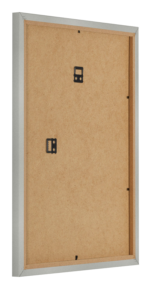 Photo Frame 45x60cm Silver Matte MDF Bologna Back Oblique | Yourdecoration.co.uk