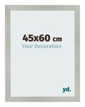 Photo Frame 45x60cm Silver Matte MDF Bologna Front Size | Yourdecoration.co.uk
