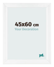 Photo Frame 45x60cm White Vintage MDF Pisa Front Size | Yourdecoration.co.uk