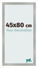 Photo Frame 45x80cm Aluminum Brushed MDF Bologna Front Size | Yourdecoration.co.uk