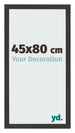 Photo Frame 45x80cm Black Woodgrain MDF Bologna Front Size | Yourdecoration.co.uk