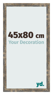 Photo Frame 45x80cm Blue Gold Melange MDF Bologna Front Size | Yourdecoration.co.uk