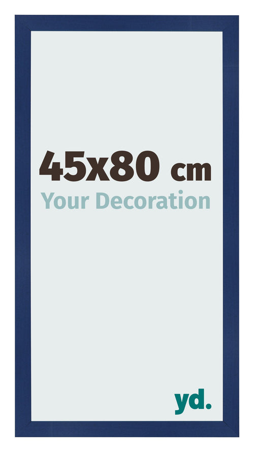 Photo Frame 45x80cm Dark Blue Swept MDF Bologna Front Size | Yourdecoration.co.uk