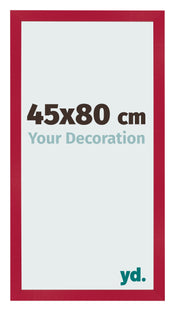 Photo Frame 45x80cm Red MDF Bologna Front Size | Yourdecoration.co.uk