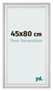 Photo Frame 45x80cm White Swept MDF Lazio Front Size | Yourdecoration.co.uk