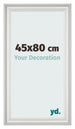 Photo Frame 45x80cm White Swept MDF Lazio Front Size | Yourdecoration.co.uk