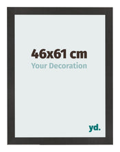 Photo Frame 46x61 cm Black Matte MDF Bologna Front Size | Yourdecoration.co.uk