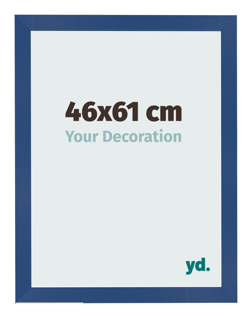 Photo Frame 46x61 cm Dark Blue MDF Bologna Front Size | Yourdecoration.co.uk