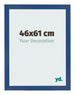 Photo Frame 46x61 cm Dark Blue MDF Bologna Front Size | Yourdecoration.co.uk