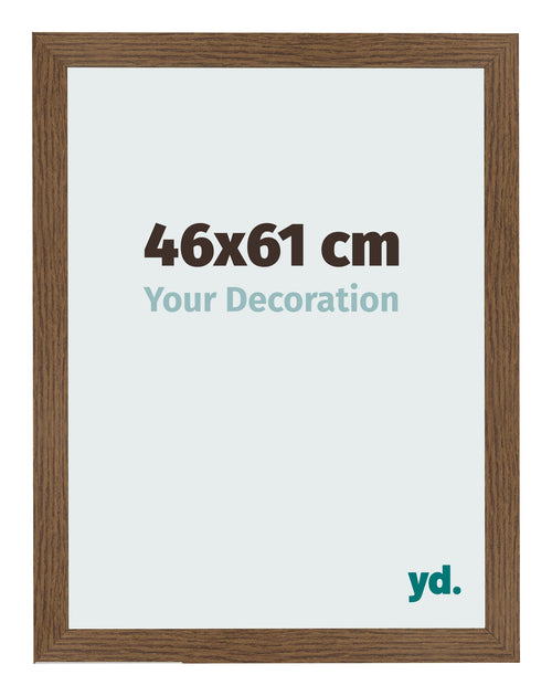 Photo Frame 46x61 cm Oak Rustic MDF Bologna Front Size | Yourdecoration.co.uk