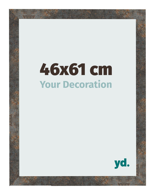 Photo Frame 46x61 cm Oxidized Metal MDF Bologna Front Size | Yourdecoration.co.uk