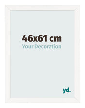 Photo Frame 46x61 cm White High Gloss MDF Bologna Front Size | Yourdecoration.co.uk