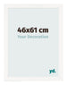 Photo Frame 46x61 cm White High Gloss MDF Bologna Front Size | Yourdecoration.co.uk