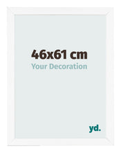Photo Frame 46x61 cm White Matte MDF Bologna Front Size | Yourdecoration.co.uk