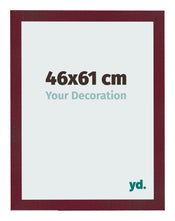 Photo Frame 46x61 cm Wine Red Swept MDF Bologna Front Size | Yourdecoration.co.uk