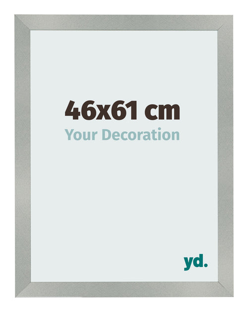Photo Frame 46x61cm Aluminum Brushed MDF Bologna Front Size | Yourdecoration.co.uk