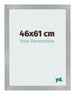 Photo Frame 46x61cm Aluminum Brushed MDF Bologna Front Size | Yourdecoration.co.uk